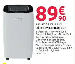 Mr Bricolage Déshumidificateur offre