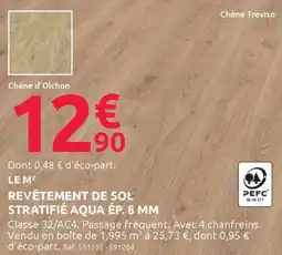 Mr Bricolage Le m revêtement de sol stratifié aqua ép offre