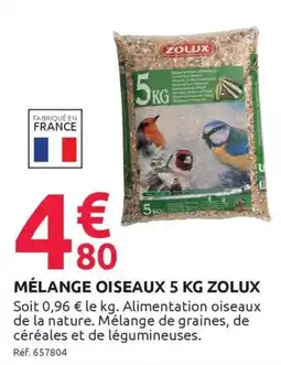 Mr Bricolage Mélange oiseaux zolux offre