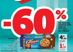 Super U Granola lu offre