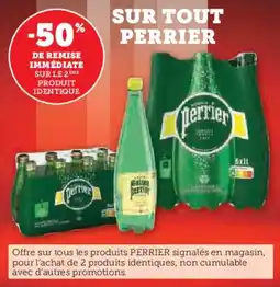 Super U Sur tout perrier offre