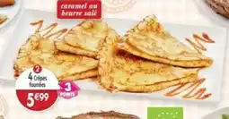 Maximo 4 crêpes fourrées caramel au beurre salé offre