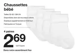 Zeeman Chaussettes bébé offre