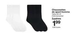 Zeeman Chaussettes de sport homme offre