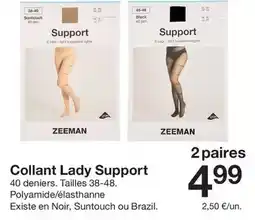 Zeeman Collant lady support offre