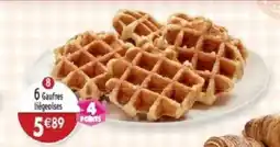 Maximo 6 gaufres liégeoises offre