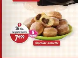 Maximo 16 mini-beignets fourrés chocolat noisette offre