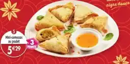 Maximo Mini-samossas au poulet avec sauce aigre douce offre