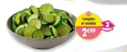 Maximo Courgettes en rondelles offre