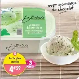 Maximo Bac de glac avec morceaux de chocolat e menthe offre