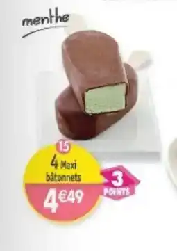 Maximo 4 Maxi-bâtonnets menthe offre