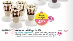 Maximo 4 Coupes café liégeois offre
