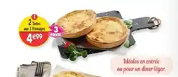 Maximo 2 Tartes aux 3 fromages offre