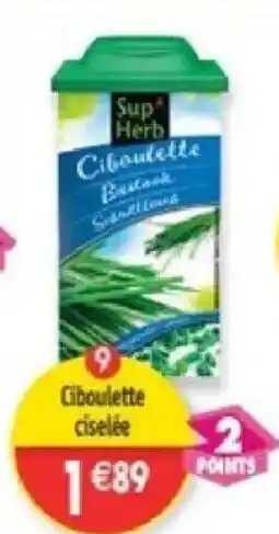 Maximo Ciboulette ciselée offre