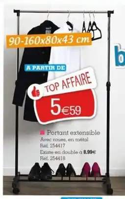 Kandy Portant extensible offre