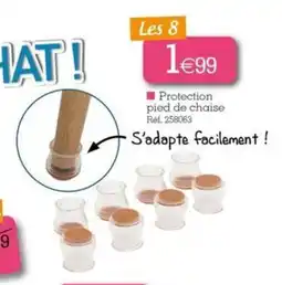 Kandy Protection pied de chaise offre