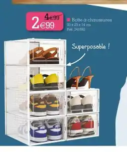 Kandy Boîte à chaussures offre