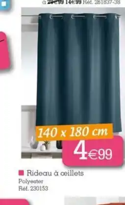 Kandy Rideau à ceillets offre