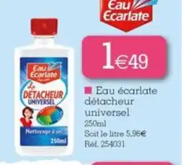 Kandy EAU Ecarlate détacheur universel offre