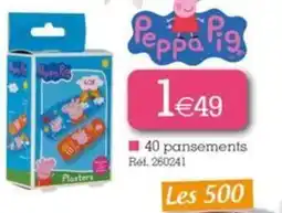 Kandy PEPPA PIG 40 pansements offre
