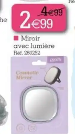 Kandy Miroir avec lumière offre