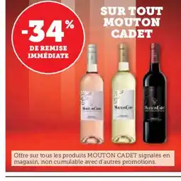 Hyper U CADET Sur tout mouton offre
