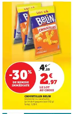 Hyper U BELIN Croustilles offre