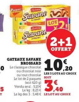 Hyper U BROSSARD Gateaux savane offre