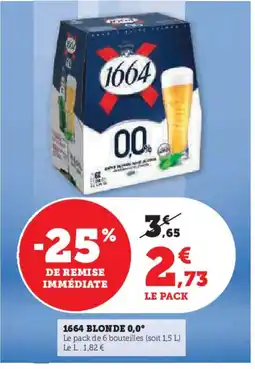 Hyper U 1664 Blonde offre