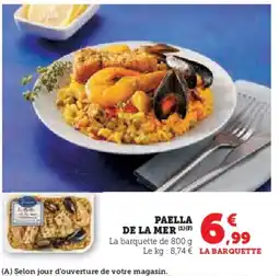 Hyper U Paella de la mer offre