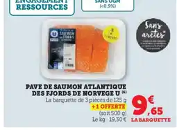 Hyper U Pave de saumon atlantique des fjords de norvege u offre