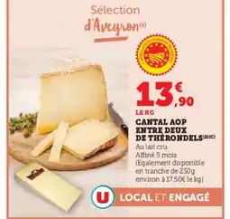 Hyper U Cantal aop entre deux de thérondels offre