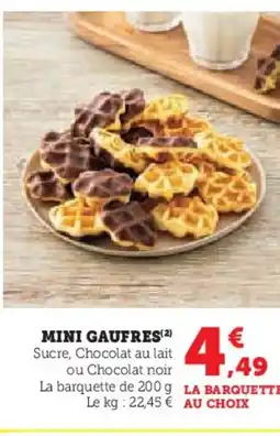 Hyper U Mini gaufres offre