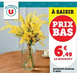 Hyper U Bouquet mimosa u offre