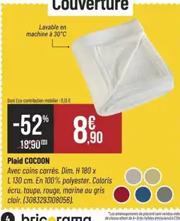 Bricorama Plaid offre
