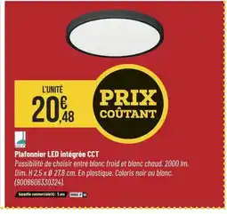 Bricorama Plafonnier LED intégrée CCT offre