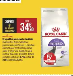 Bricorama ROYAL CANIN Croquettes pour chats stérilisés offre