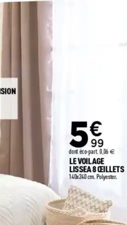 Centrakor Lissea 8 œillets offre