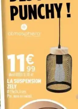 Centrakor ATMOSPHERA La suspension zely offre