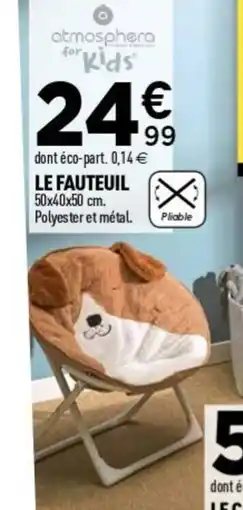 Centrakor ATMOSPHERA Le fauteuil offre