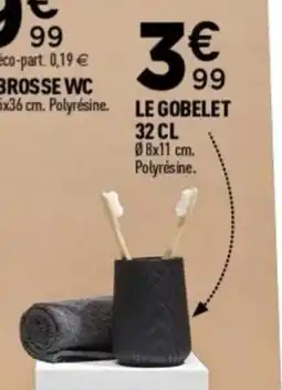 Centrakor Le gobelet offre