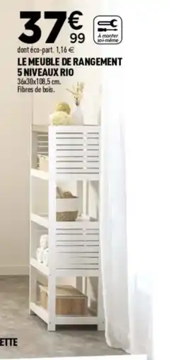 Centrakor Le meuble de rangement 5 niveaux rio offre