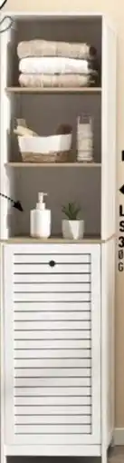 Centrakor Le meuble de rangement 3 niveaux + panière à linge rio offre