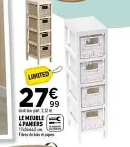 Centrakor Le meuble 4 paniers offre