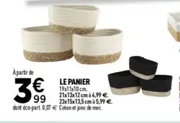 Centrakor Le panier offre