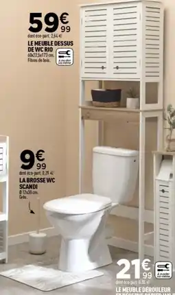 Centrakor Le meuble dessus de wc rio offre