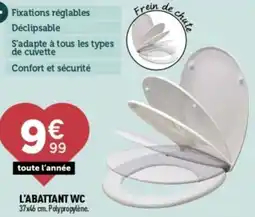 Centrakor L'abattant wc offre