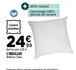 Centrakor L'oreiller offre