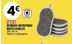 Centrakor Éponges microfibre réutilisables offre