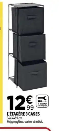 Centrakor L'étagère 3 cases offre